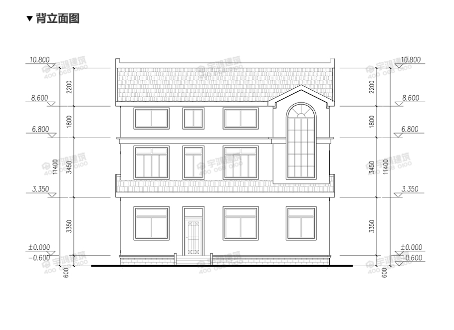 12x12米26萬新農(nóng)村自建房設(shè)計(jì)圖紙