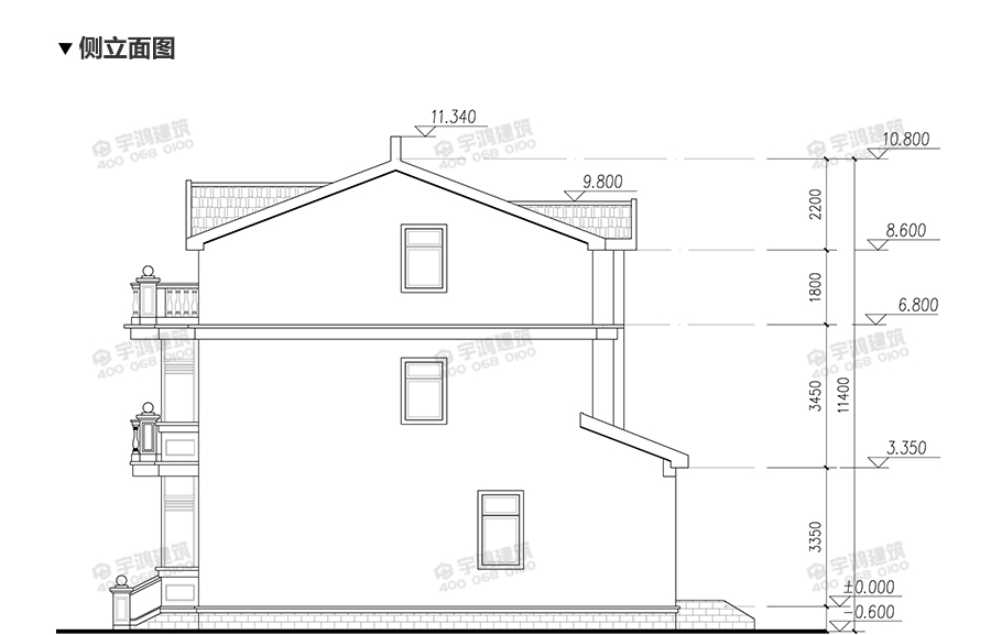 12x12米26萬新農(nóng)村自建房設(shè)計(jì)圖紙