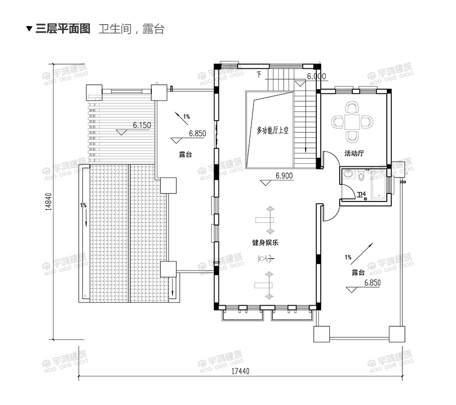 240平西班牙風(fēng)復(fù)式農(nóng)村別墅設(shè)計(jì)圖紙