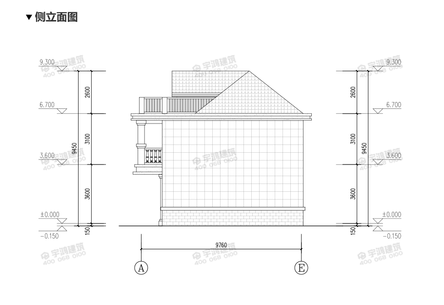 125平大氣帶堂屋農(nóng)村房屋設(shè)計(jì)圖紙