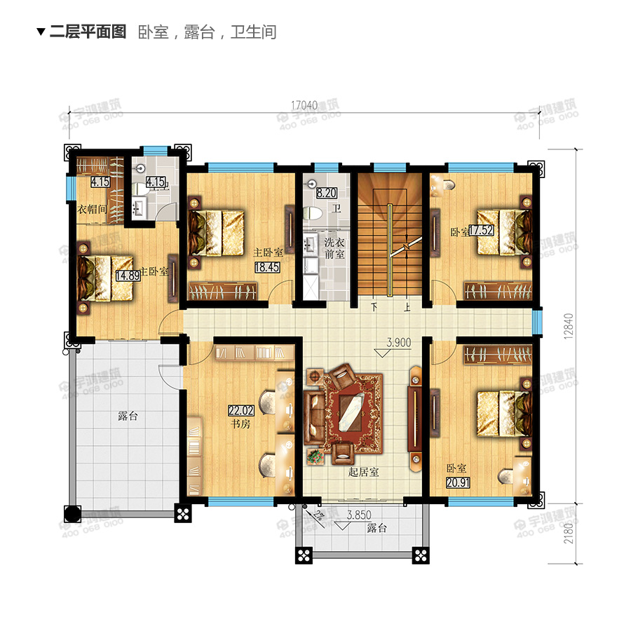 30萬帶車庫兩層歐式農(nóng)村別墅設(shè)計(jì)圖