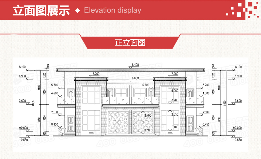 30萬新中式雙拼農(nóng)村小別墅設(shè)計(jì)圖