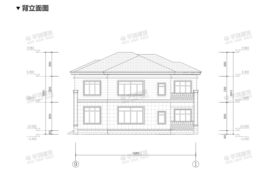 180平新中式農(nóng)村小型別墅房屋設(shè)計(jì)圖紙