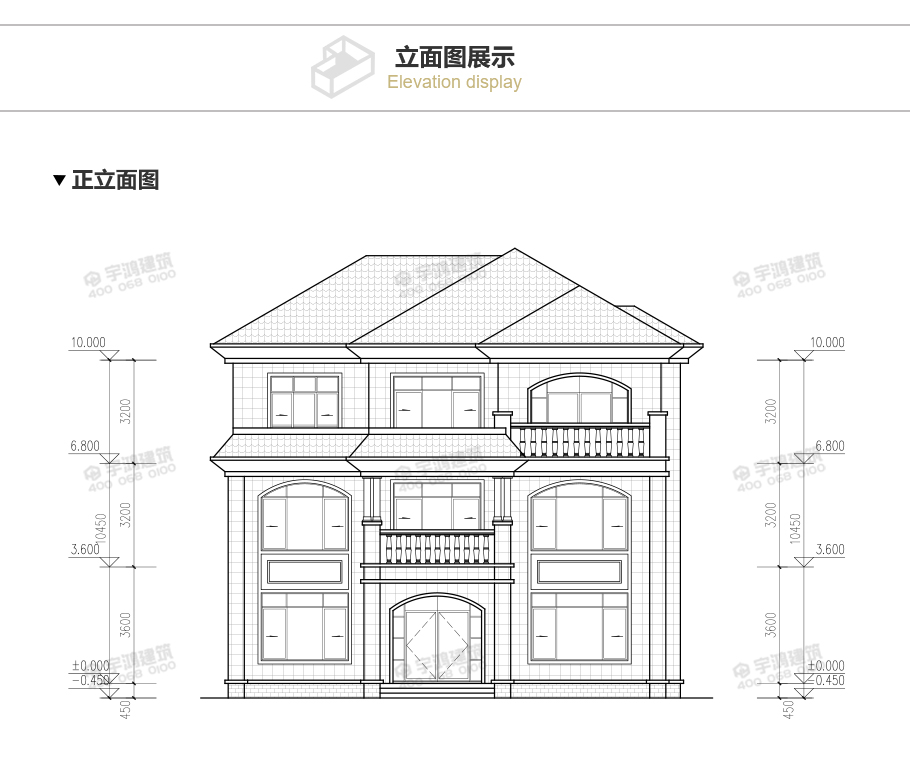 170平帶地下室新農(nóng)村三層自建房設(shè)計圖紙